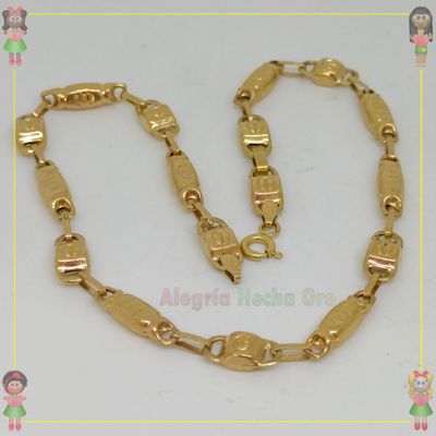 Tobillera Rustica Oro18k