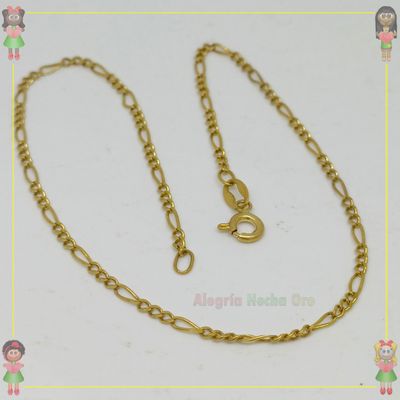 Tobillera Escalera Italiano Oro18k