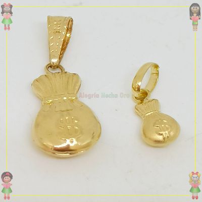 Dije Bolsa Peso Oro18k