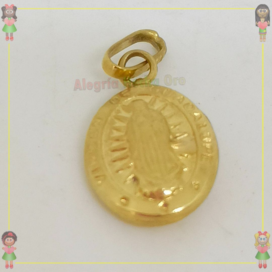 Dije Guadalupe Oro18k