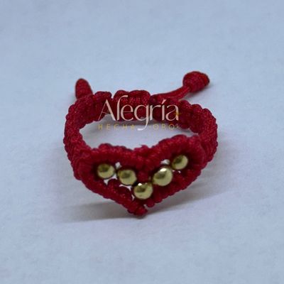 Anillo Tejido Macrame Oro18k