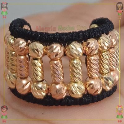 Anillo Tejido Macrame Oro18k