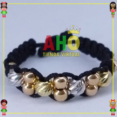 Anillo Tejido Macrame Oro18k