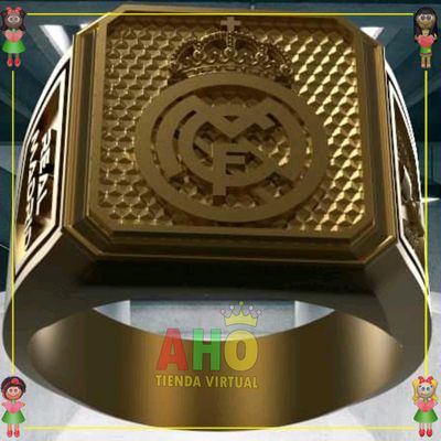 Anillo Real Madrid Oro18k
