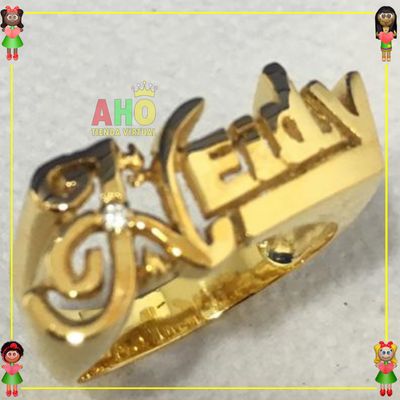 Anillo Nombre Heidy Oro18k