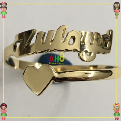 Anillo Nombre Zulayd Oro18k