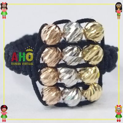 Anillo Tejido Macrame Oro18k