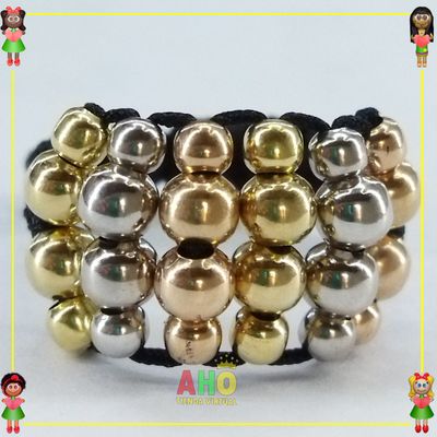 Anillo Tejido Macrame Oro18k