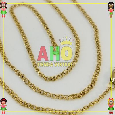 Cadena Tejido Chino  Oro18K