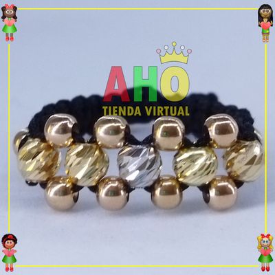 Anillo Tejido Macrame Oro18k