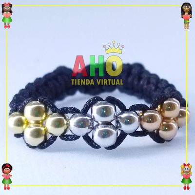 Anillo Tejido Macrame Oro18k