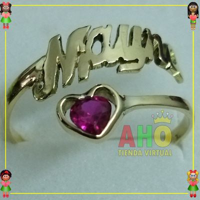 Anillo Nombre Mayra Oro18k