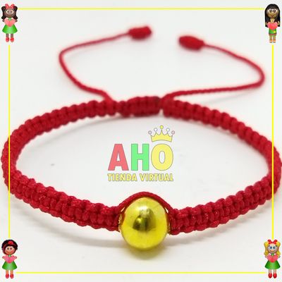 Pulsera Tejida Macrame Oro18k