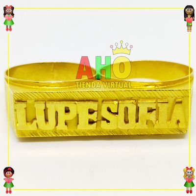 Anillo Nombre Sofia Oro18k