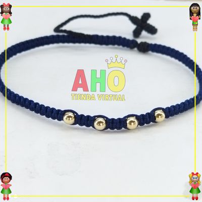 Pulseras Macrame Oro18k