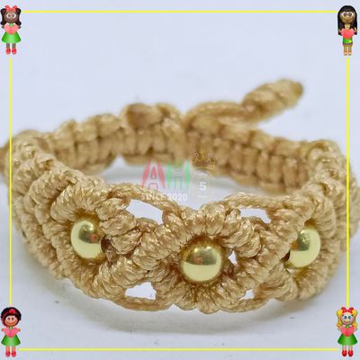 Anillo Tejido Macrame Oro18k
