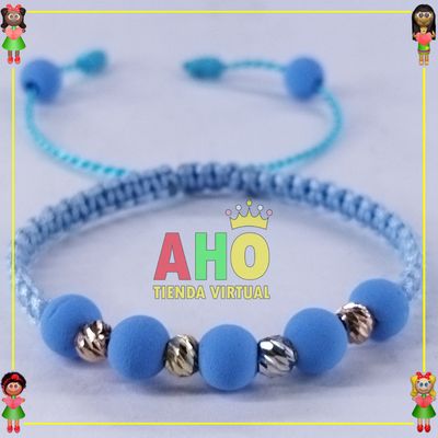 Pulsera Tejida Macrame Oro18k