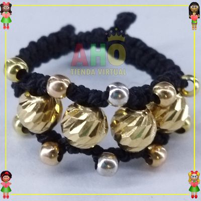 Anillo Tejido Macrame Oro18k