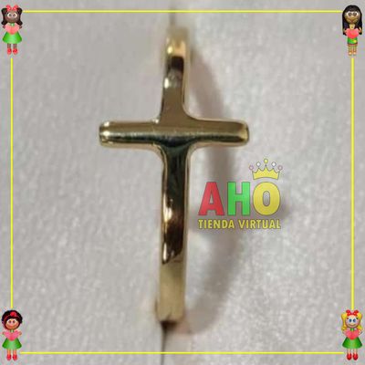 Anillo Cruz Oro18k