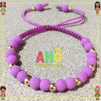 Pulsera Tejida Macrame Oro18k