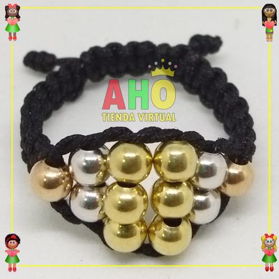 Anillo Tejido Macrame Oro18k