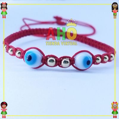 Pulsera Tejida Macrame Oro18k