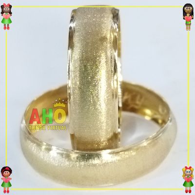 Argollas Oro18K