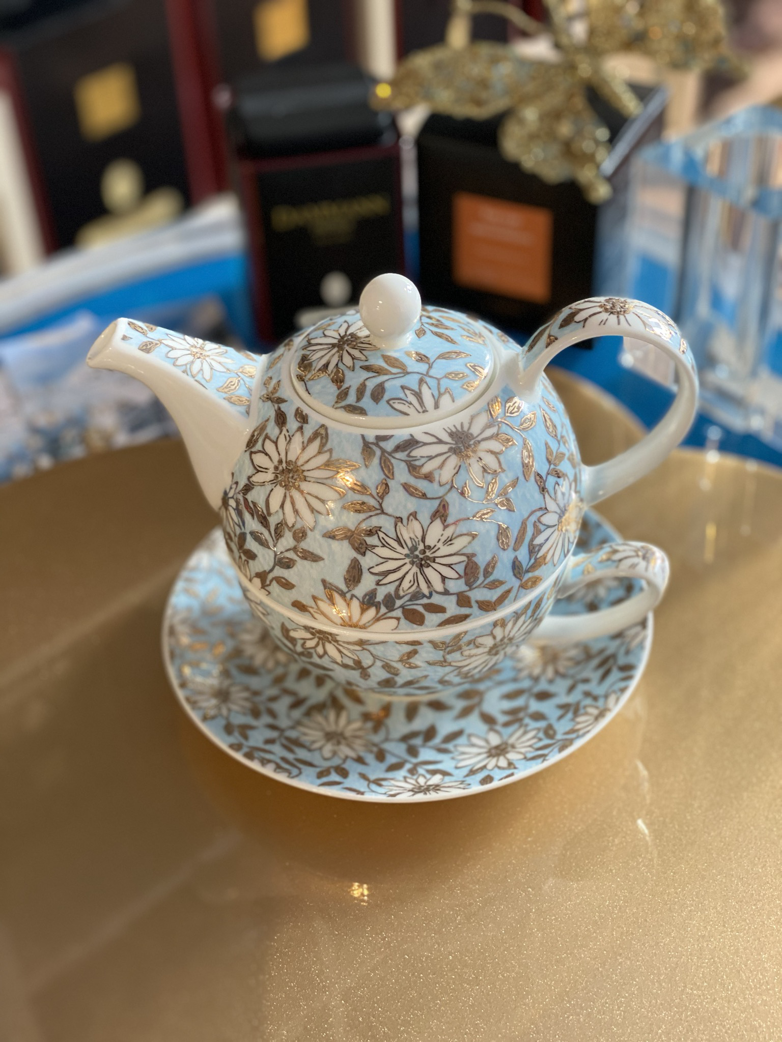 Théière Dunoon tea for one - Aqua