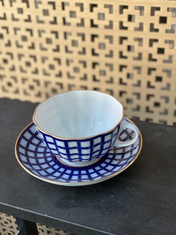 Tasse /sous-tasse quattro - porcelaine de Saint-Petersburg