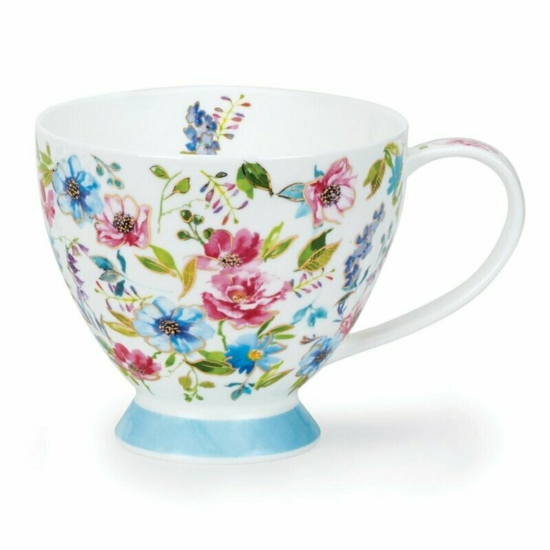 Tasse Skye 0.45L Dunoon - Fleurs Blue