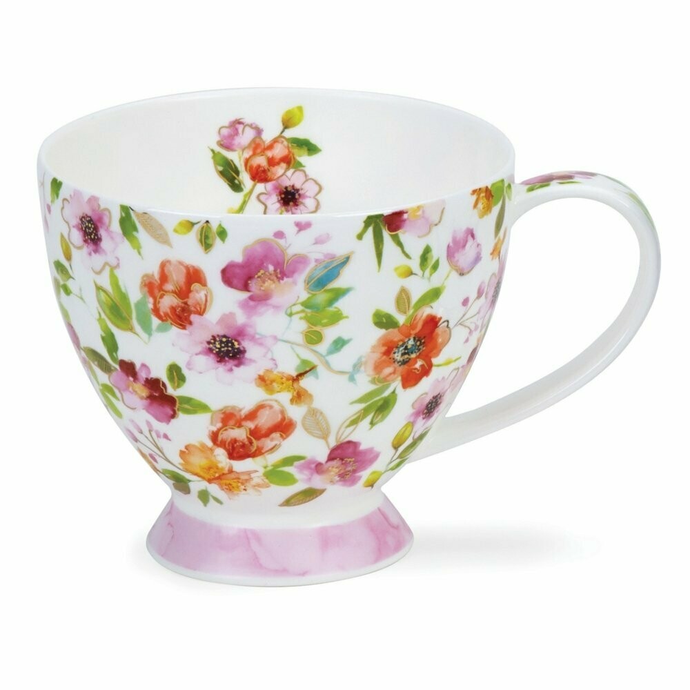 Tasse Skye 0.45L Dunoon - Fleurs Pink