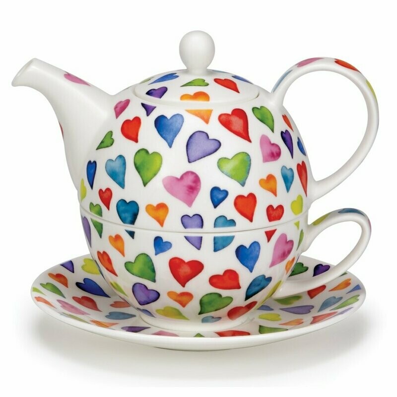 Théière Dunoon tea for one - Warm Hearts