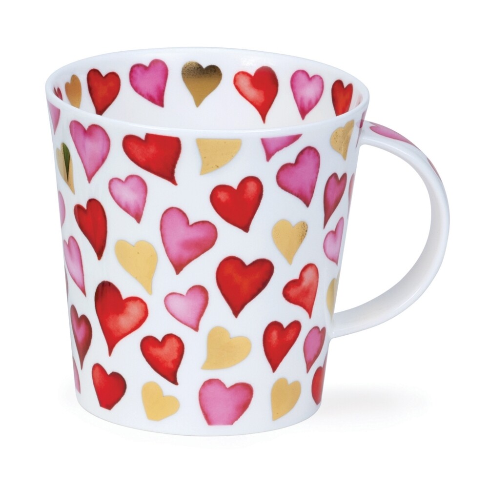 Mug Cairngorm 0.48L Dunoon - Lovehearts Red