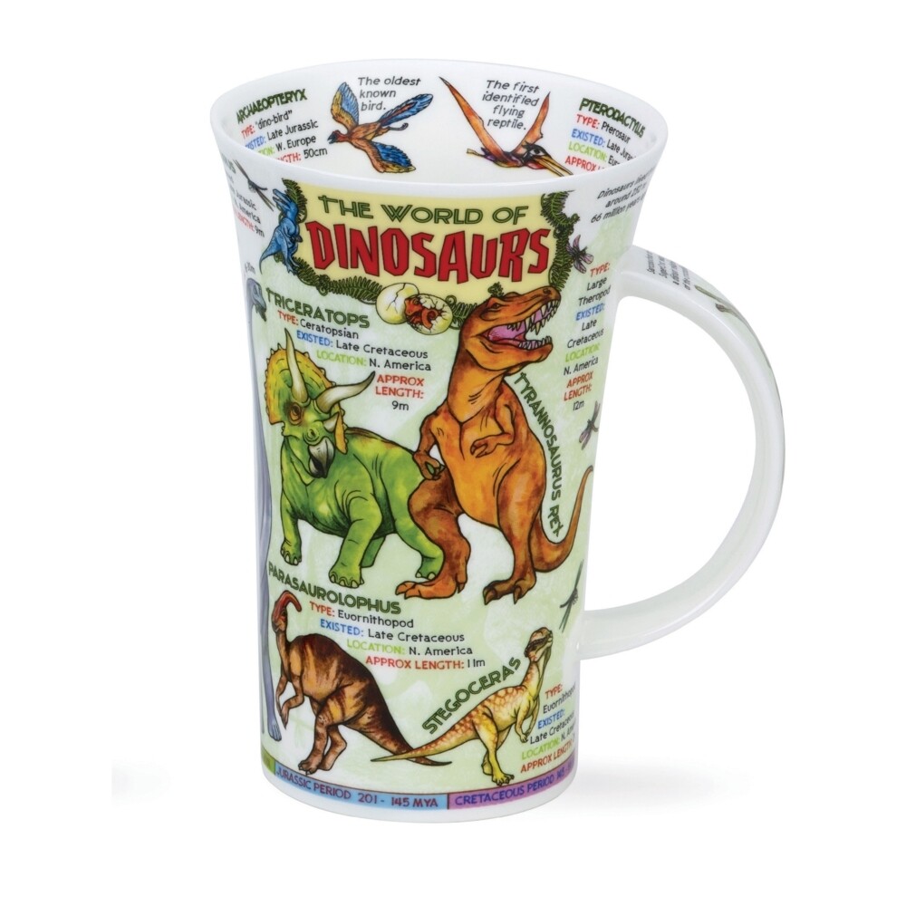 Mug Dunoon Glencoe 0.5L - World of dinosaurs