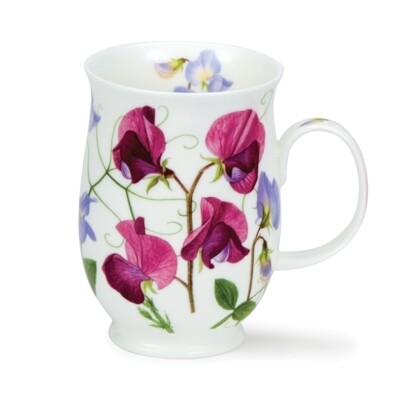 Mug Suffolk 0.31L Dunoon - Sweet Peas D/Pink