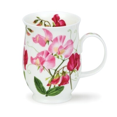 Mug Suffolk 0.31L Dunoon - Sweet Peas L/Pink