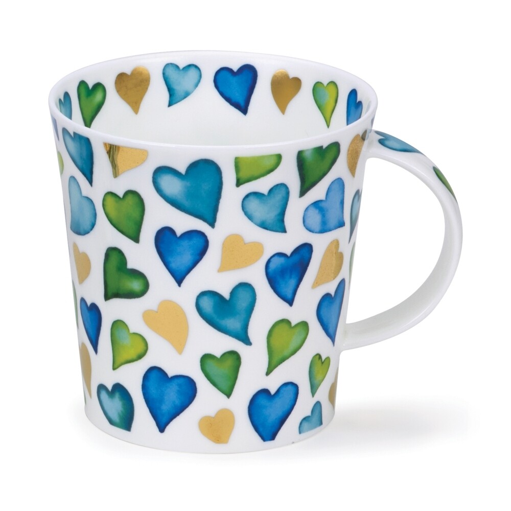Mug Lomond 0.32L Dunoon - Lovehearts Blue