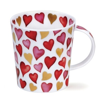 Mug Lomond 0.32L Dunoon - Lovehearts Red