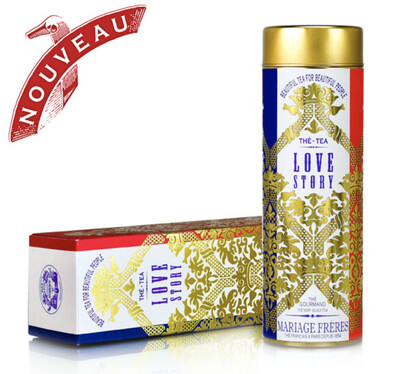 LOVE STORY® Thé noir gourmand notes fruitées florales enveloppantes - Flacon de 90g