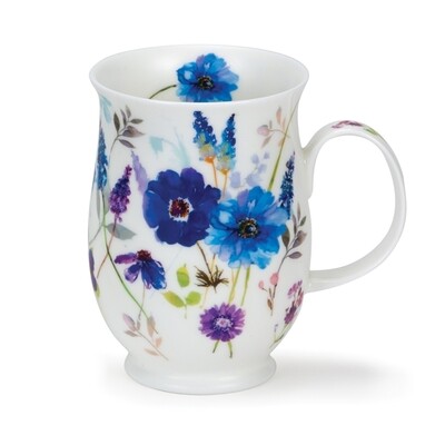 Mug Suffolk 0.31L Dunoon - Floral Harmony Blue