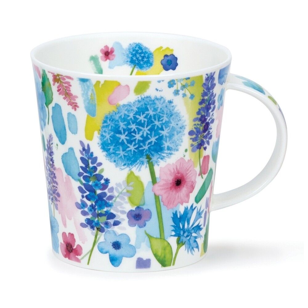 Mug Cairngorm 0.48L Dunoon - Floral Burst Blue