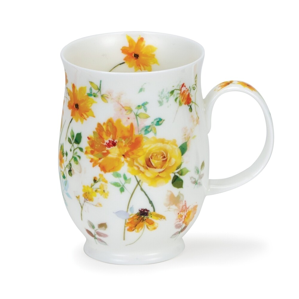 Mug Suffolk 0.31L Dunoon - Floral Harmony Yellow