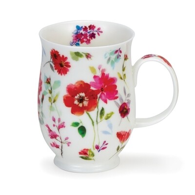 Mug Suffolk 0.31L Dunoon - Floral Harmony Red