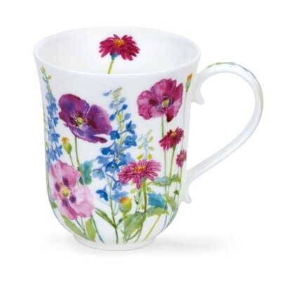 Mug Braemar 0.33L Dunoon - Cottage Flowers Purple