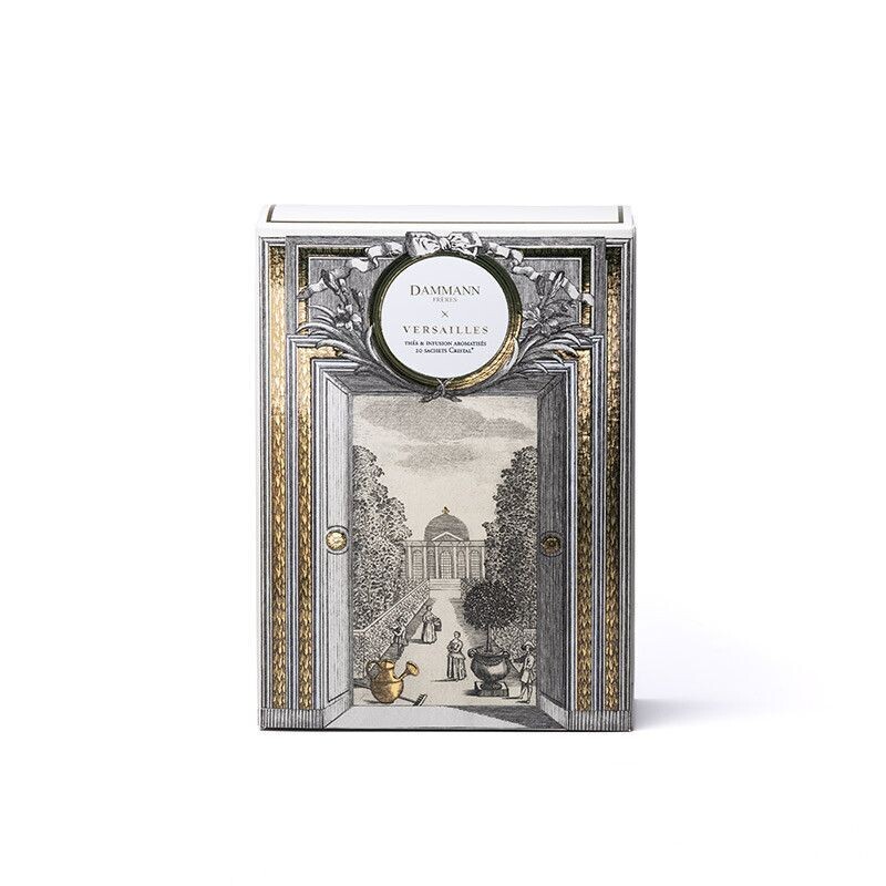 Coffret "Versailles" - 20 sachets de thés et tisanes aromatisés