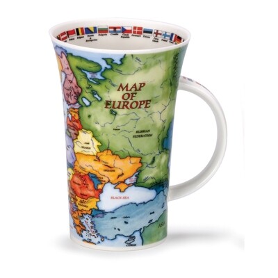 Mug Dunoon Glencoe 0.5L - Map of Europe