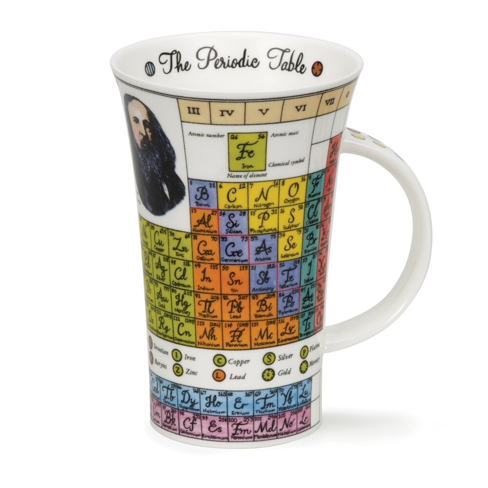 Mug Dunoon Glencoe 0.5L - Periodic Table