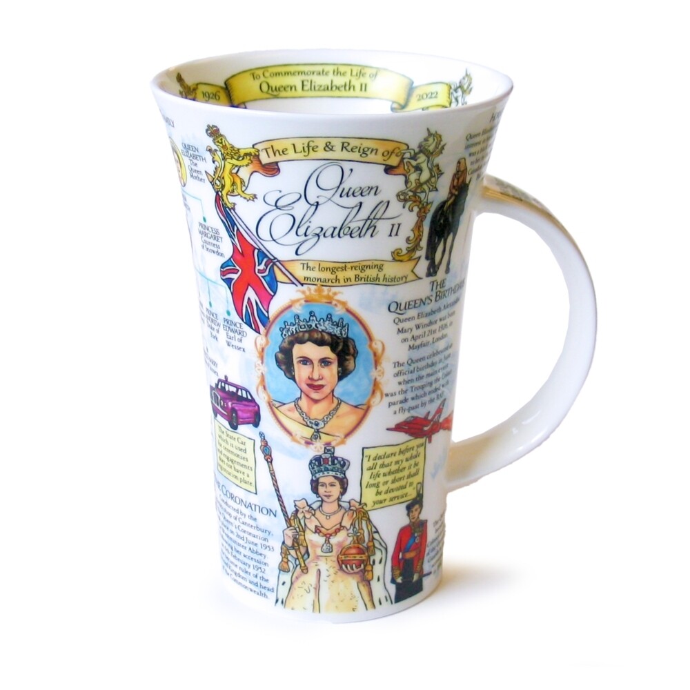 Mug Dunoon Glencoe 0.5L - The life and Reign QEII