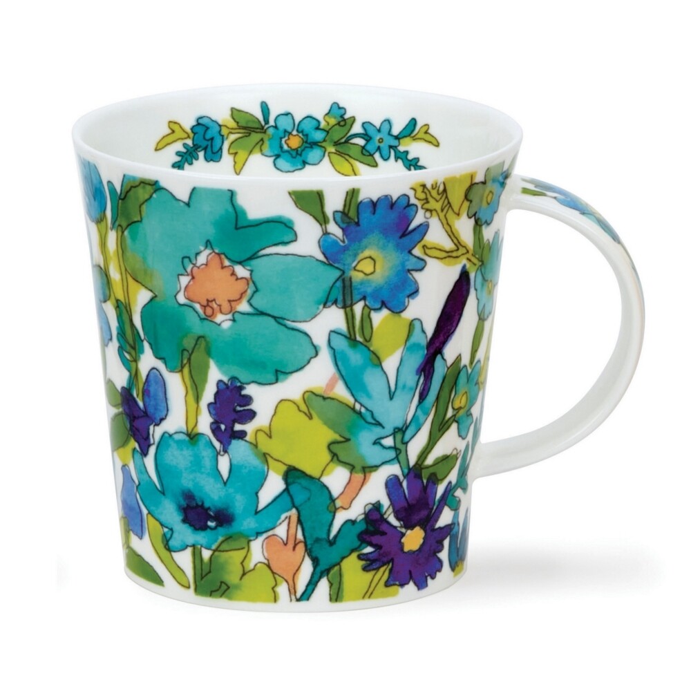 Mug Cairngorm 0.48L Dunoon - Flower Shower Blue