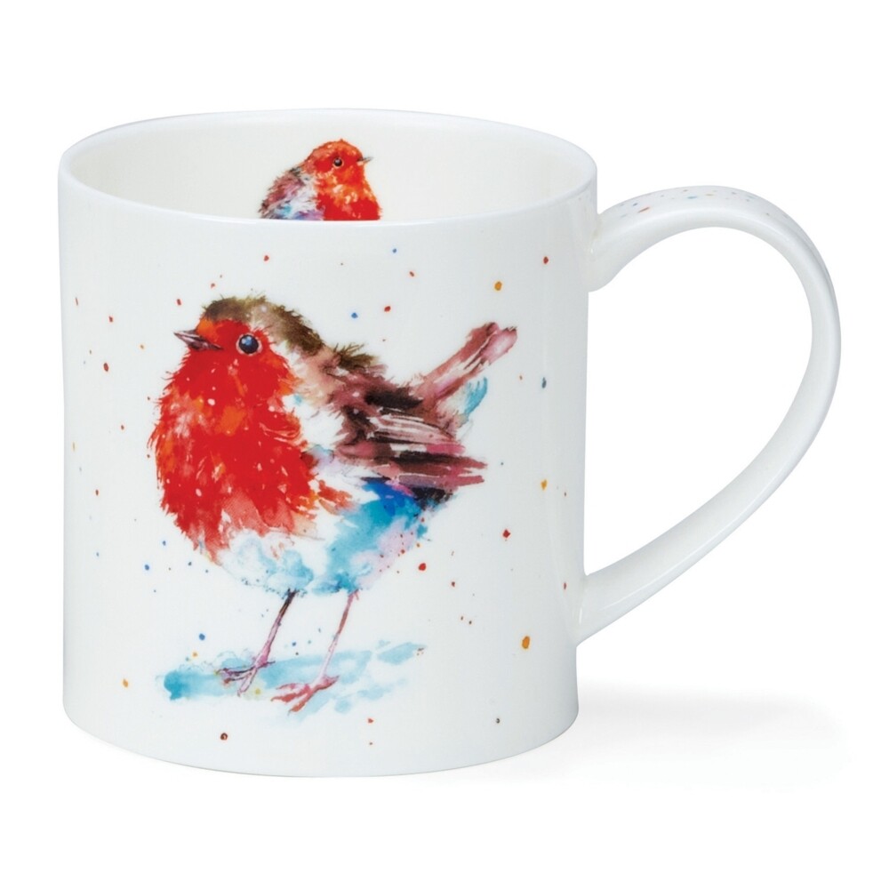 Mug Orkney 0.35L Dunoon - Fluffy Feathers Robin